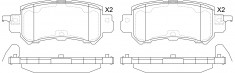 RR BRAKE PADS