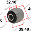 Bushing, Shock absrober, Front