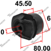 Bushing, Crossmember, Rear