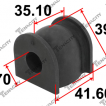 Bushing, Stabilizer, Front