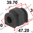 Bushing, Stabilizer, Front