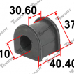 Bushing, Stabilizer, Front