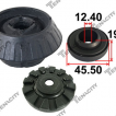 Strut mount with Bearing, Seat, Front LH/RH