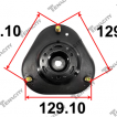 Strut mount, Front LH/RH