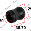 Bushing, Shock absorber, Rear