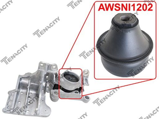 Bushing,Engine mount, Front LH, 2WD